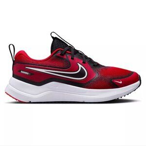 Nike Cosmic Runner Big Kid Running Shoes Color: University Red Black Size: 5